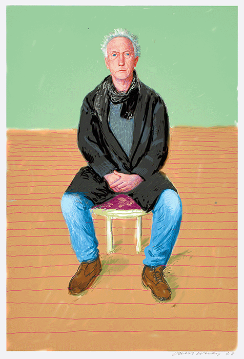 David Hockney, Maurice Payne (in italics), 2008. Artwork: © David Hockney. 
